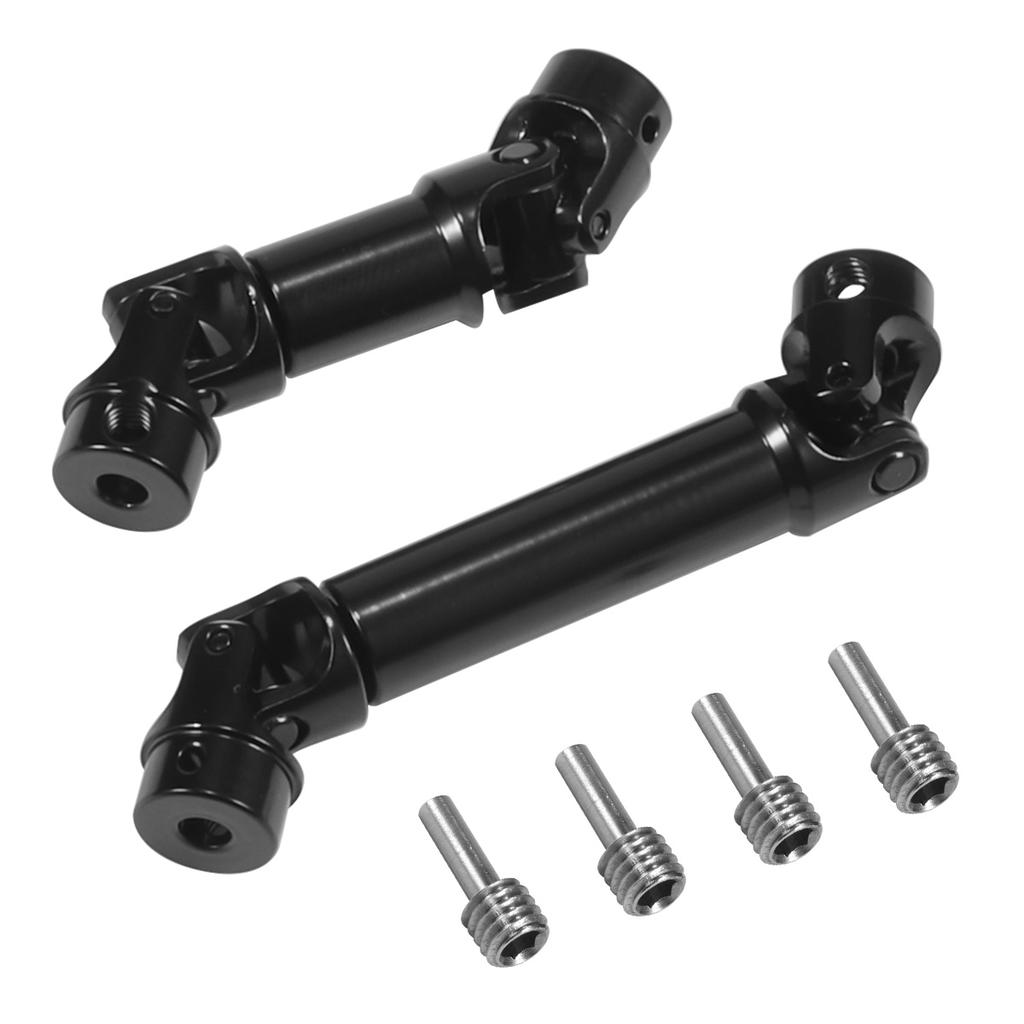 2pcs Stainless Steel Internal Spline Drive Shaft 39-45mm 54.5mm-62mm for 1/18 RC Crawler Car TRX4M Upgrade Parts