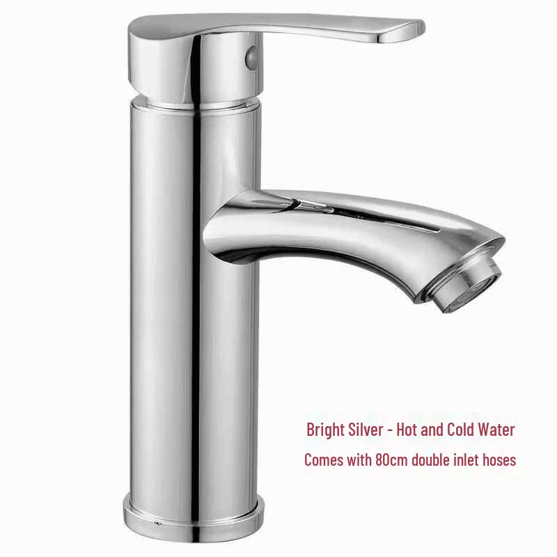 Stainless Steel Hot & Cold Basin Faucet