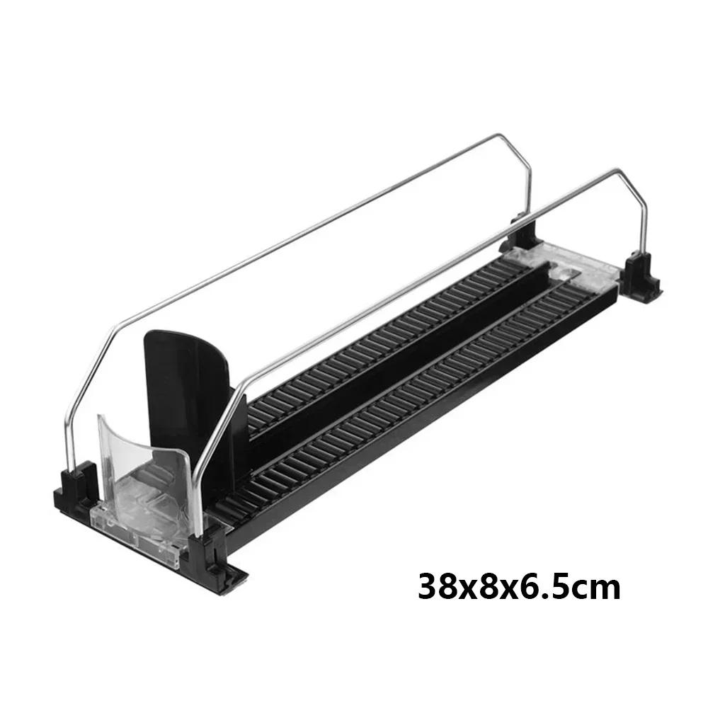 Kühlschrank Getränkespender Pusher Bier Cola Soda Dose Auto Slide Home Commercial Kühlschrank Organizer Küche Storage Tool