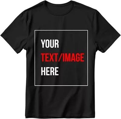 Personalized Custom T-Shirt Customized W, Photo, Text, Logo DTG On Gildan Shirts