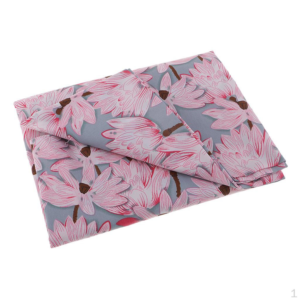 Extra Wide Fabric Chinese Lotus Sewing Japanese Style