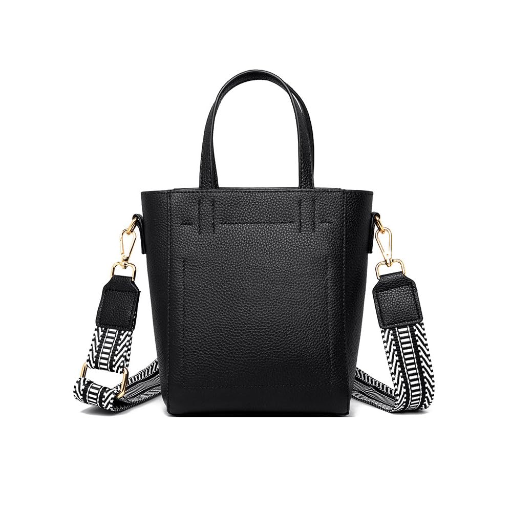 

Cowhide Leather Mini Shoulder Bag for Tote Small Genuine Thick Can Store iPad Shoulder Mini Smartphone 5092 [Whatna] Women, Bag, Handbag, Mother s чорний