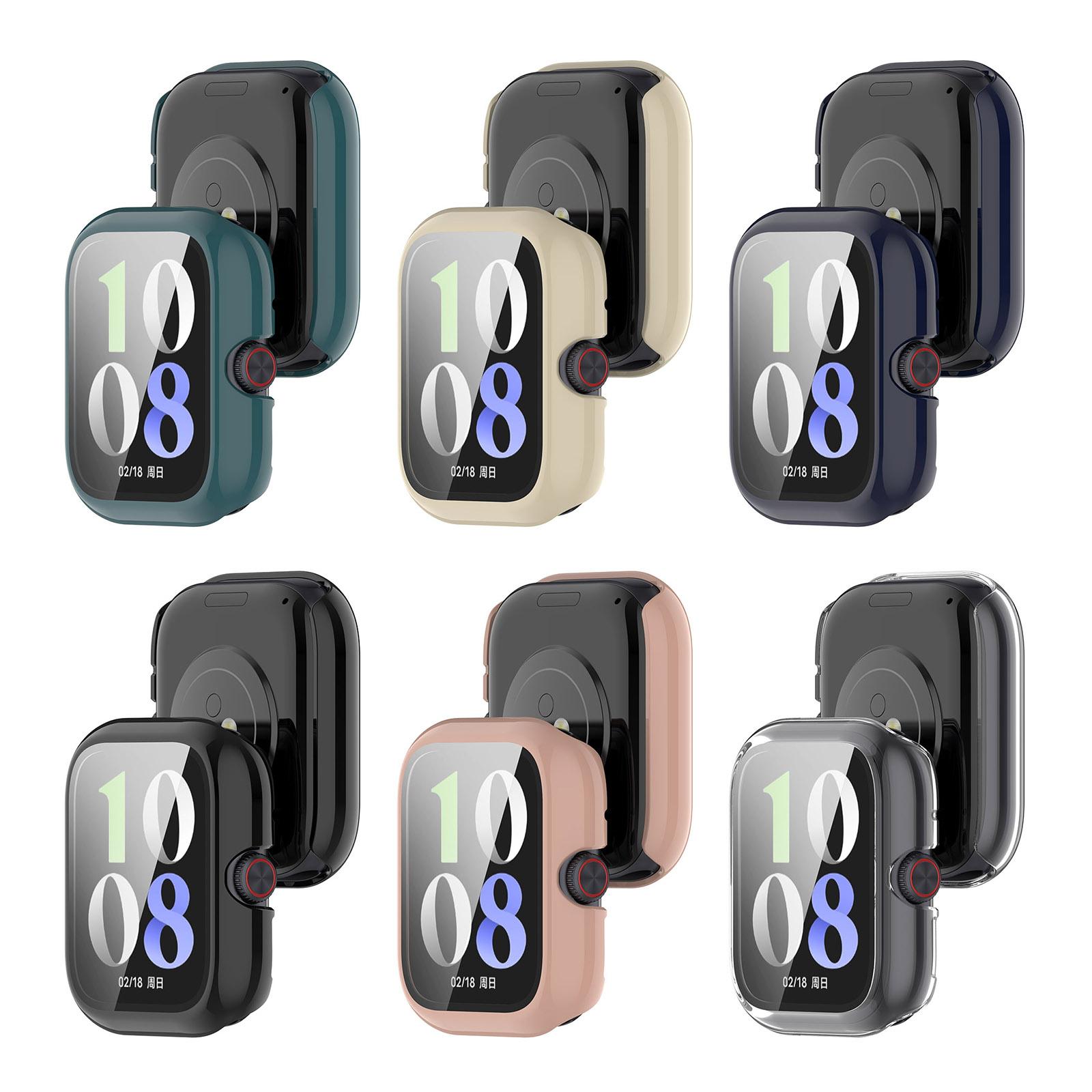 

Watch Screen Protector Case with Screen Film Protective Cover for IQOO Watch Scratchproof Watch Cover Case Housing белый