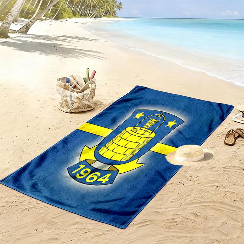 Brøndby IF Print Beach Towel, Large Soft Quick Dry Towel for Beach Camping Swimming
