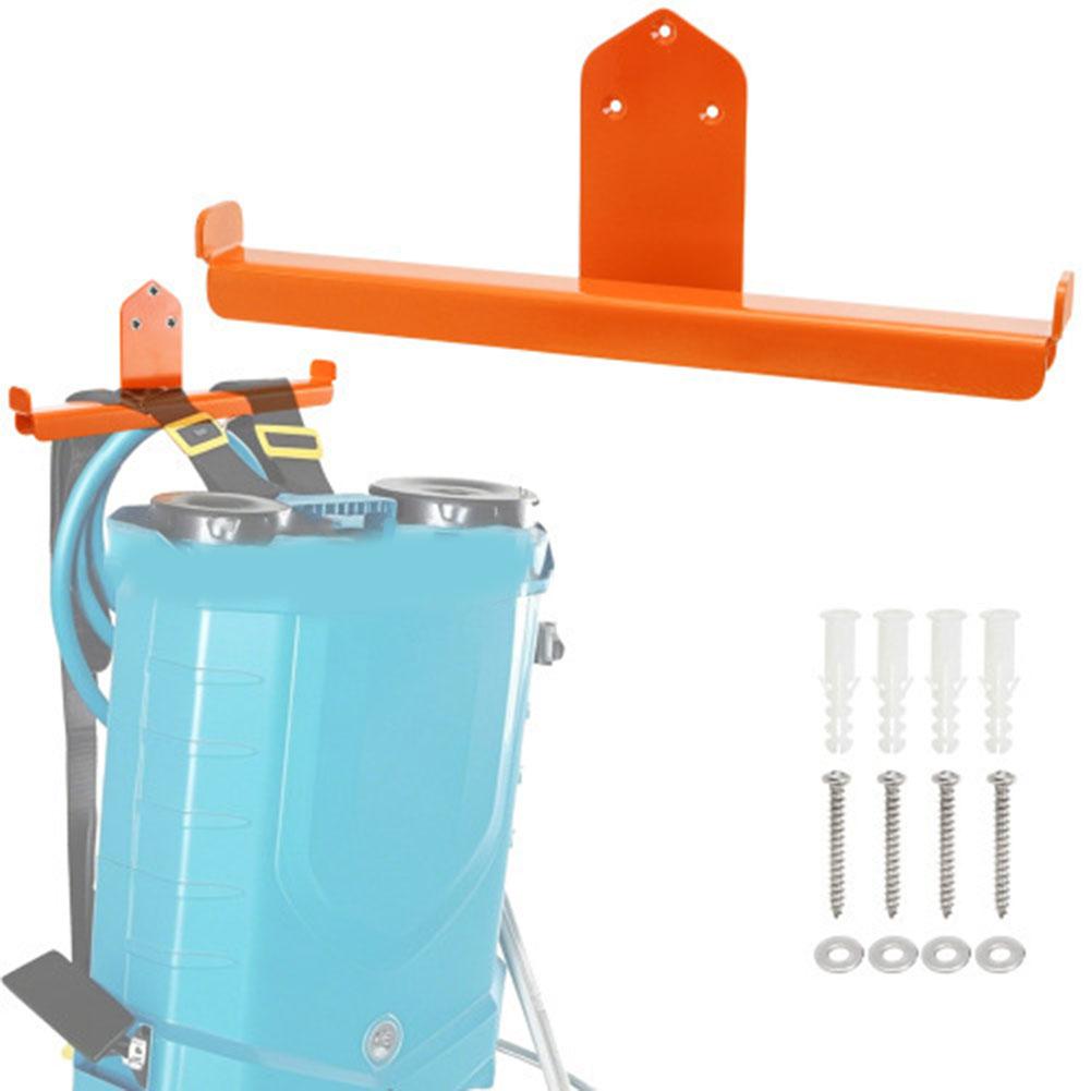 Backpack Leaf Blower Hanger Heavy Duty Steel Wall Bracket for BG56 BG66 and BG86 Double Hook Design for Multiple Tool Storage