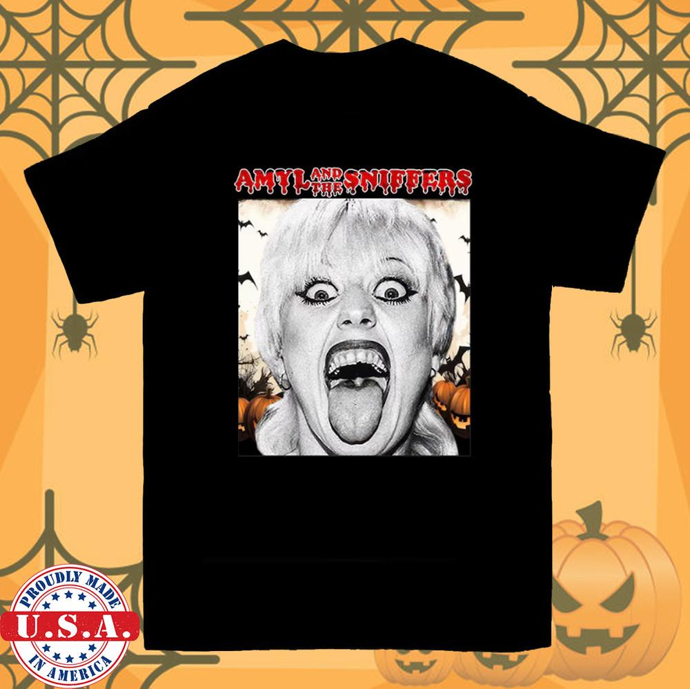 Amyl And The Sniffers Band Halloween T Shirt Full Size S-5XL Unisex T-Shirt L