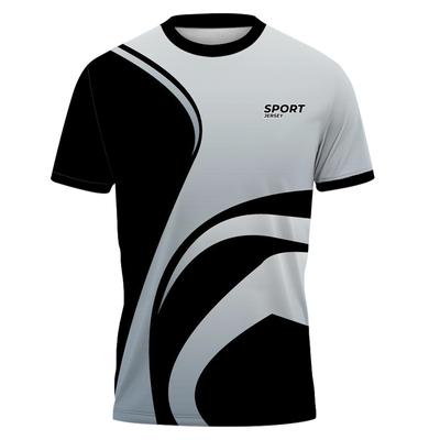 Neues Sweatshirt Herren T-Shirt 3D-Druck Sommersport Rundhalsausschnitt Lässige Kurzarm-T-Shirts Herrenbekleidung Atmungsaktive, schnell trocknende Oberteile