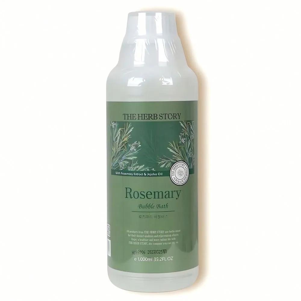 theherbstory Bubble Bath Rosemary 1000ml Bath Additive Herbal Shampoo Spa Bath Salt Natural