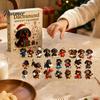 Home Holiday Atmosphere Decor 2026 Dachshund Advent Calendar, 24 Days 3D Collectible Dog Figures, Miniature Set Puppy Ornaments Christmas Countdown