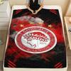 Olympiacos FlAannel Blanket, High quality Comfortable for All Seasons, Home Decor, Warmth and Comfort