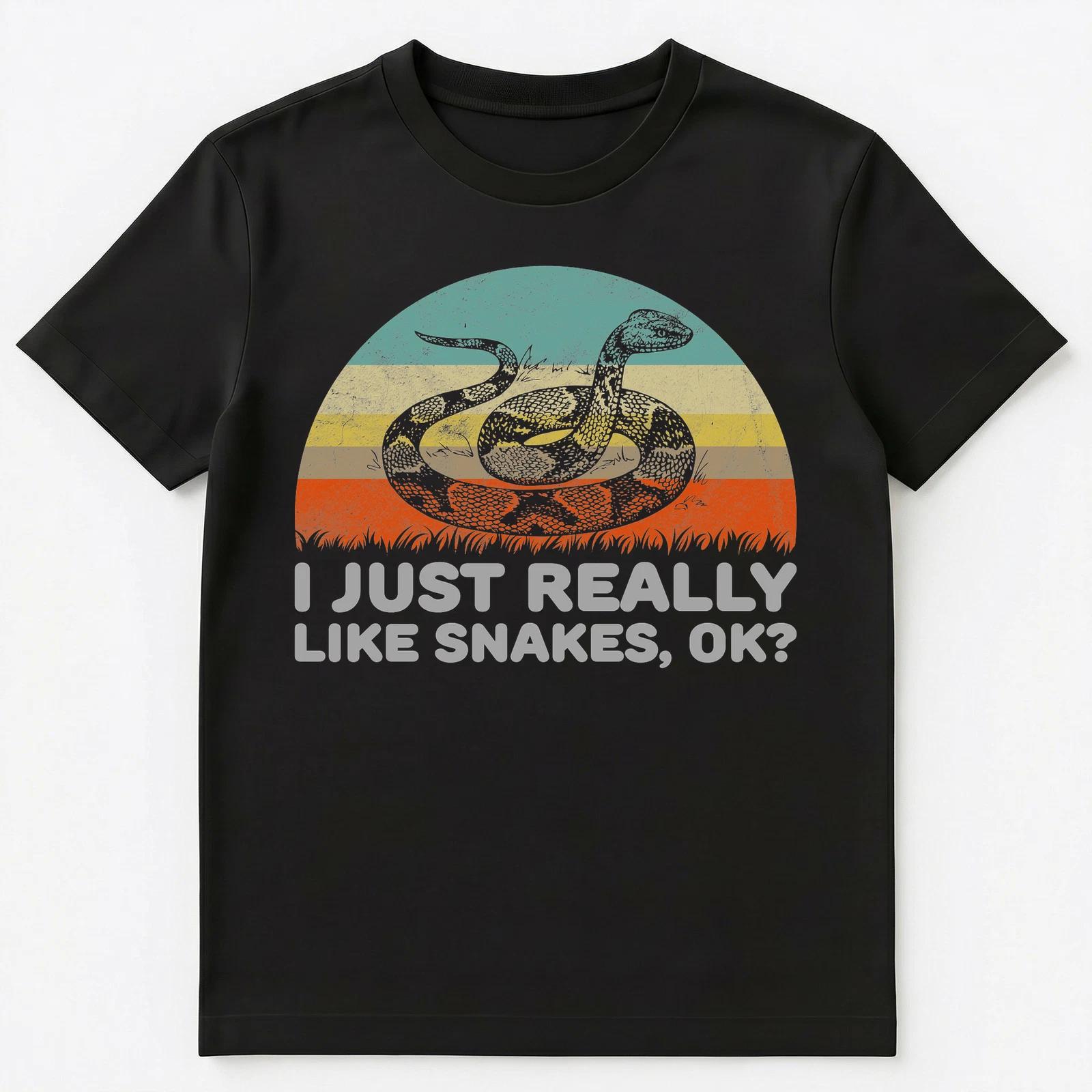 

Funny I Just Really Like Snakes Ok T Shirt Unisex T-Shirt 2XL