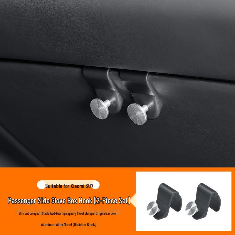 Xiaomi SU7 Passenger Seat Glove Box Hook - Multifunctional Car Interior Storage Accessory