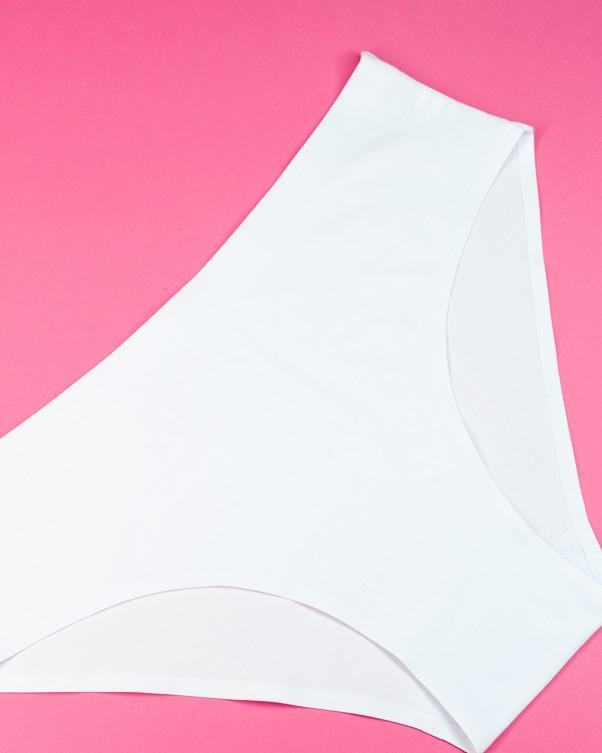 

Безшовні закриті трусики ISSA Plus L білий