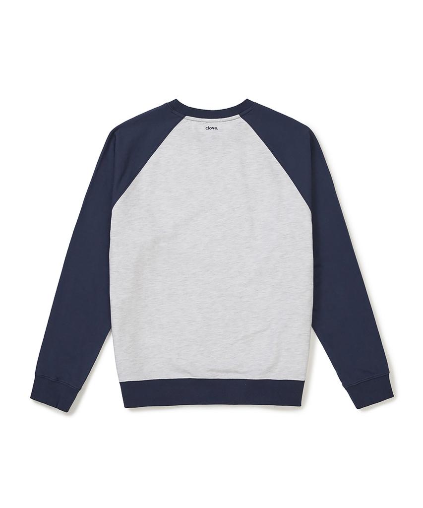 CLOVE [26Ss Clove] Raglan Sweatshirt_Men (Light Gray)