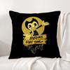 B-Bendy M-Machine B-Batim Cushion Cover Summer Coolness Linen Fabric Double-Sided Printing Pillow Case Sofa Home Decor Gift