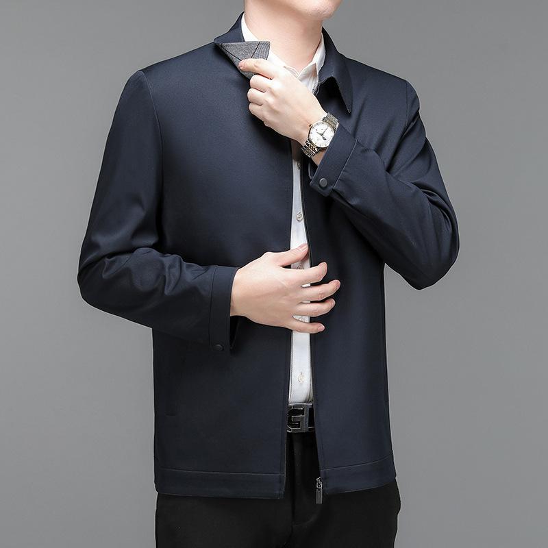 Autumn Middle-aged and Elderly Men's Business Men's Jacket Casual Men's Jacket
