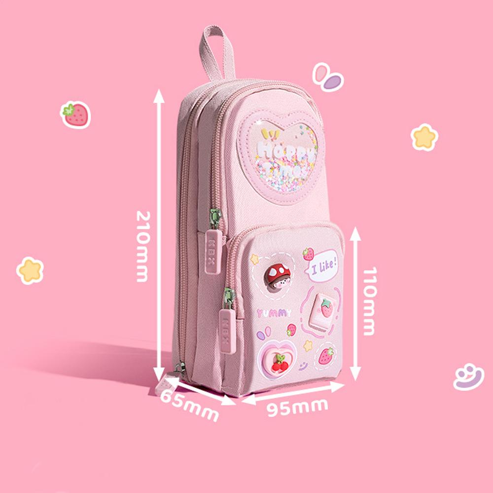 High Appearance Level Large-capacity Schoolbag And Pen Case Primary School Stationery Bag And Box Multi-functional Pen Case