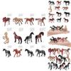Realistic World Horse Model Set Static Miniatures Of Keat Marshal Morgan And Freis