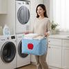 Toys Clothes Organizer with Easy Carry Handles Washing Bin for Bedroom Hotel Blue A