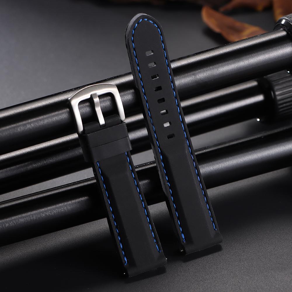18mm 20mm 22mm 24mm Quick Release Rubber Watch Strap Silicone Watch Band Watch Replacement Watchband for Seiko for Citizen