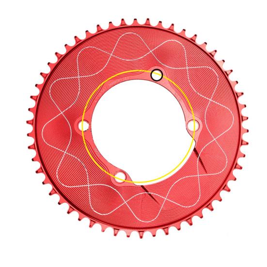 Motor Sprocket Heavy Duty Aluminum Alloy Chainring 40T To 58T Waterproof Rustproof Tooth Disc Replacement for Road Bike