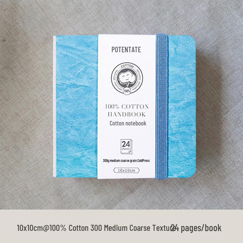 Portable Cotton Watercolor Accordion Planner - 300g Fabric for Travel & Student Paintings