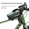 RZAHUAHU Bicycle Bag Waterproof Touch Screen Cycling Bags MTB Bike Top Front Tube Frame Bag 7.0inch Phone Case Bike Accessories