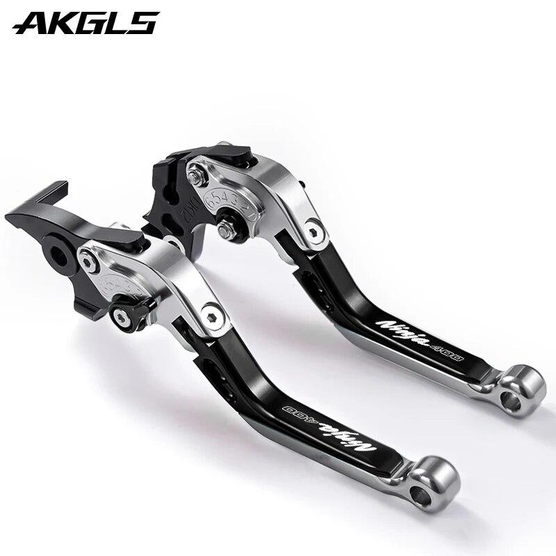 Ninja 400  2022 For Kawasaki Ninja 400 Z400 2018   Adjustable Folding Retractable Brake Lever Clutch Lever