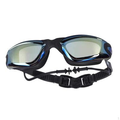Swim Goggles Women Water Resistant Glasses for Diving Snorkeling Indoor Black