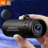 Xiaomi Youpin Dalekohled 2000X25 Hd Monokulární dalekohled Monokulární dalekohled s vysokým výkonem pro noční vidění Mini přenosný dalekohled Cestování