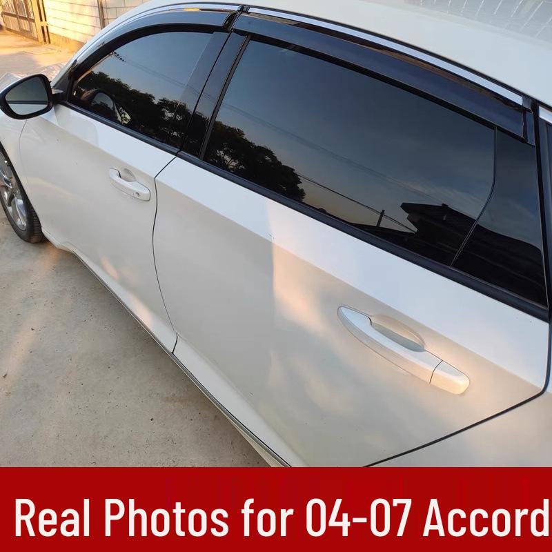 Honda Tenth Gen Accord, Civic, Lingpai, and Fengfan Car Window Rain Visor - Sun and Rain Guard for CR-V, XRV