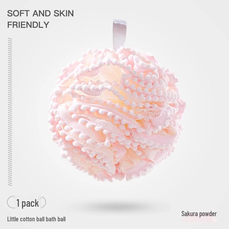 High-End, Durable and Soft Exfoliating Bath Ball for Men and Women – Large Size for Luxurious Bubbles