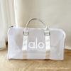 New Women's Transparent Mesh Large-capacity Fitness Yoga Bag, Travel Bag, Casual Sports Shoulder Bag