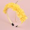 Fashion Chiffon Flower Headbands Plastic Teeth Hairbands Baby Girls Headbands Children Kids Floral Hairband Hair Accessories Set