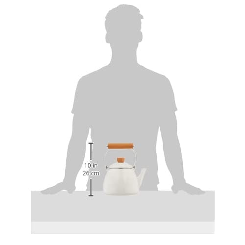 Pearl Metal Presage Enamel Kettle 2.5L White