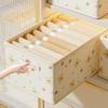 Cute Print Clothing Storage Box Home Wardrobe Drawer Style Large Capacity Folding Storage Basket Multi Purpose Organizing Box for Children's Toy Books