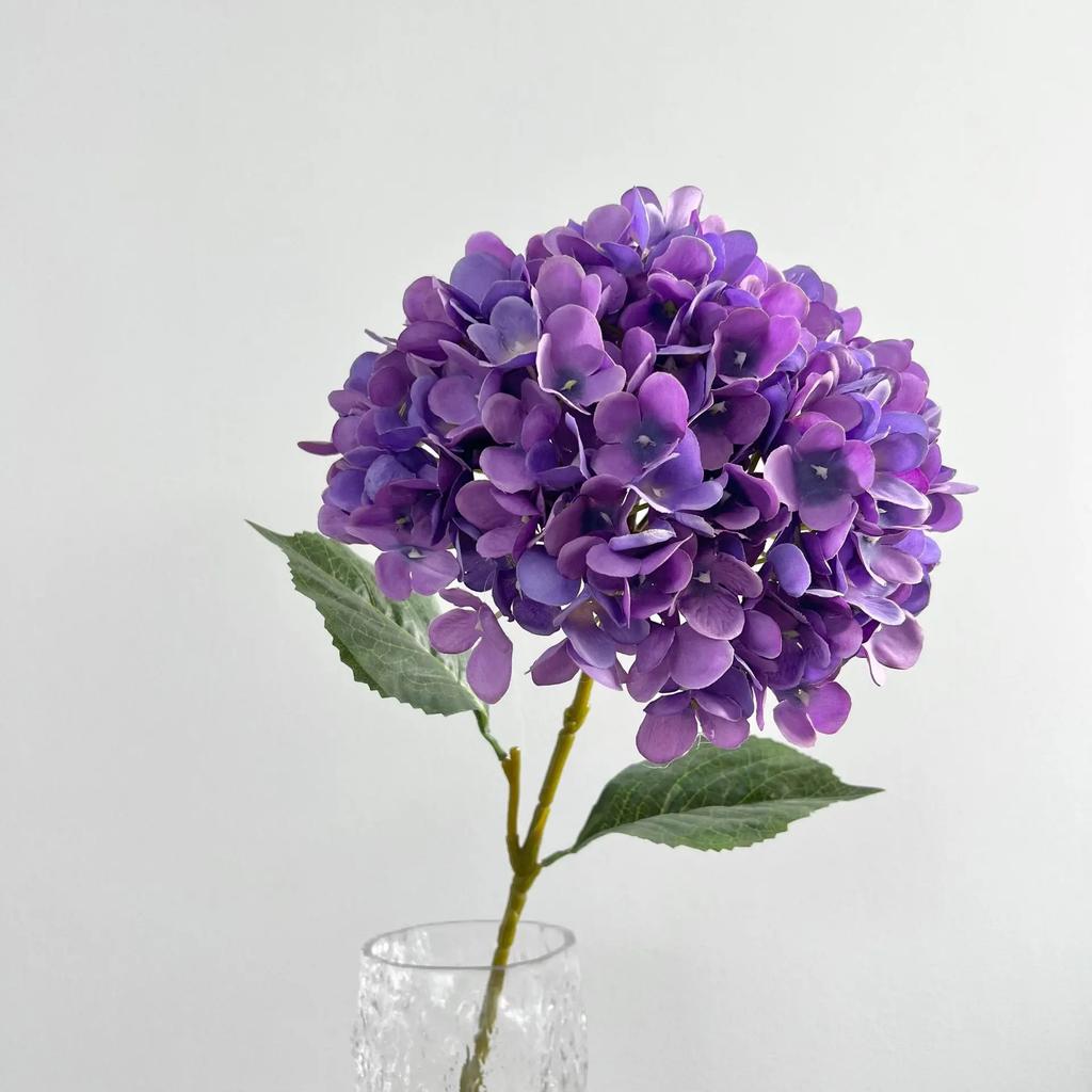 5 Stück/Los Künstliche Seidenblume Große Hortensie Hochzeitsaal Dekoration Blumenarrangement Zuhause Wohnzimmer Esszimmer Party Floral