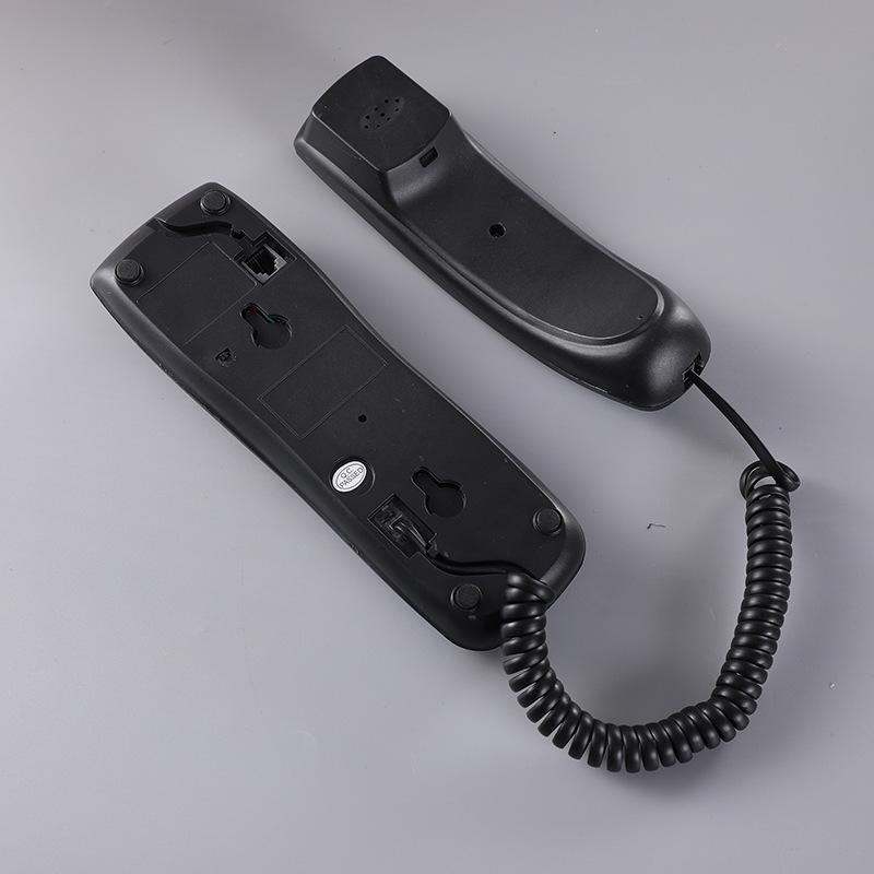 Neutral Color Compact Wall-Mounted Hotel Telephone with Keypad for Elevators