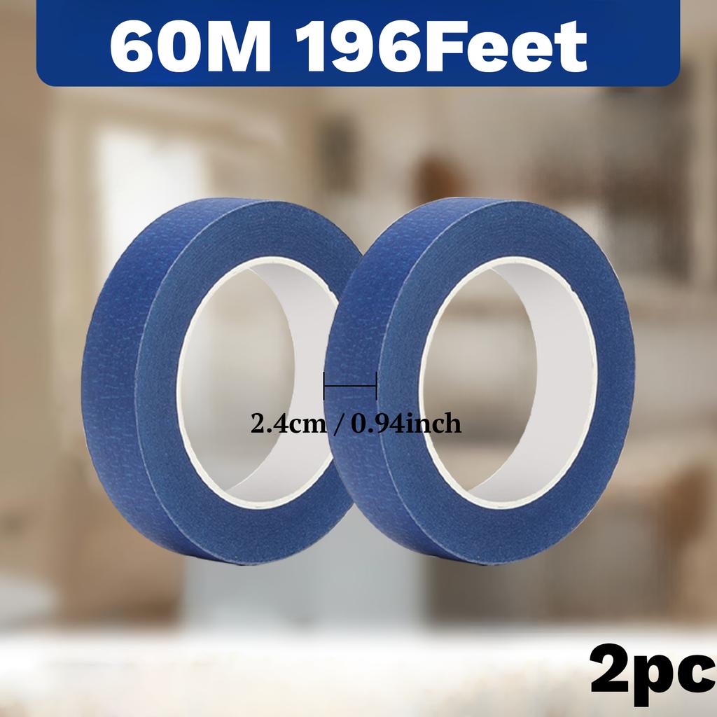 Blue Painters Clean Peel Masking Tape Adhesive DIY Painting Paper Painter Decor Craft General Purpose