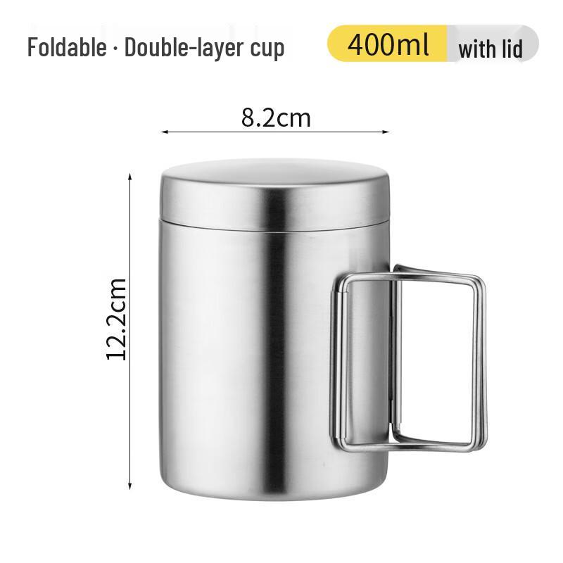 Jingjing Outdoor Camping Mug with Carabiner 400ml