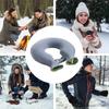 1PCU-Shaped Neck Hot Water Bag, Soft Plush Neck Heater, Hot Water Bag For Winter Warmth, Universal Hot And Cold Products