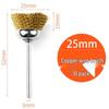 Steel Wire Brush Head for Electric Grinder – Copper Polishing & Walnut/Wood/Bodhi Cleaning Tool