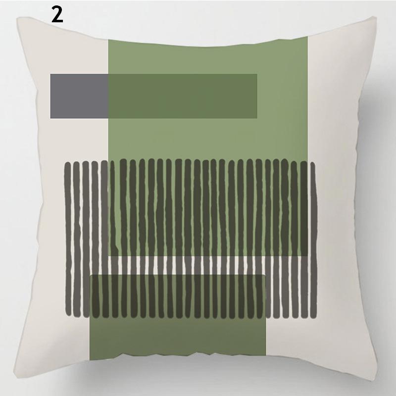 Чешский полосатый лист наволочка, декоративные наволочки на пояс, наволочка, квадратный домашний декор, наволочка 45x45 см, зеленый