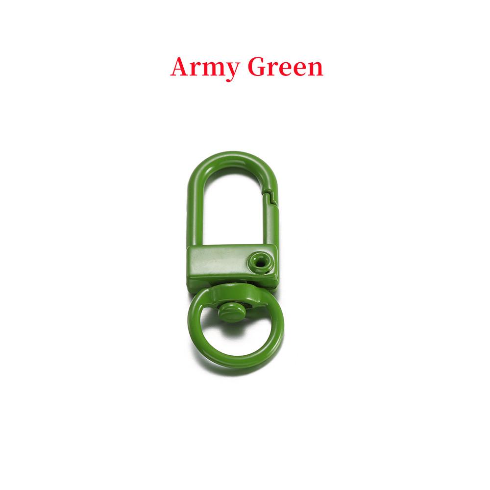 10pcs/lot 12*33mm Dog Buckle Zinc Alloy Bag Hook Buckle Key Ring Connectors For DIY Jewelry Making Supplies