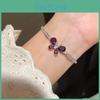 Butterfly Charm Bracelet With Zirconia Stones For Women Elegant Fashion Accessory
