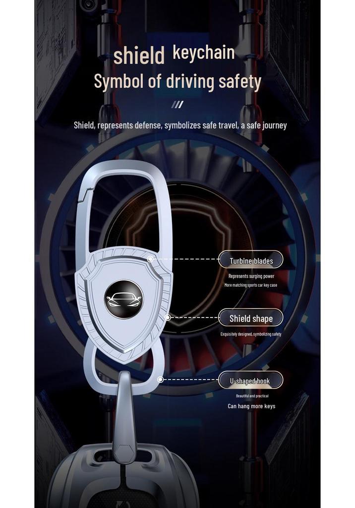 BYD D9 N7/N8 Key Case 2025: High-End Metal Buckle Car Accessory for All Genders