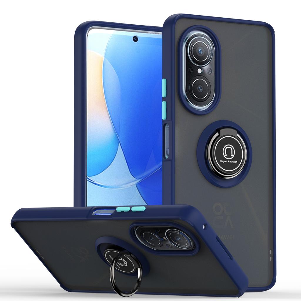Funda Armor Mate a Prueba de Golpes con Anillo Magnético para Honor 50 SE huawei Nova 9 SE Cubierta con Soporte de Anillo Magnético