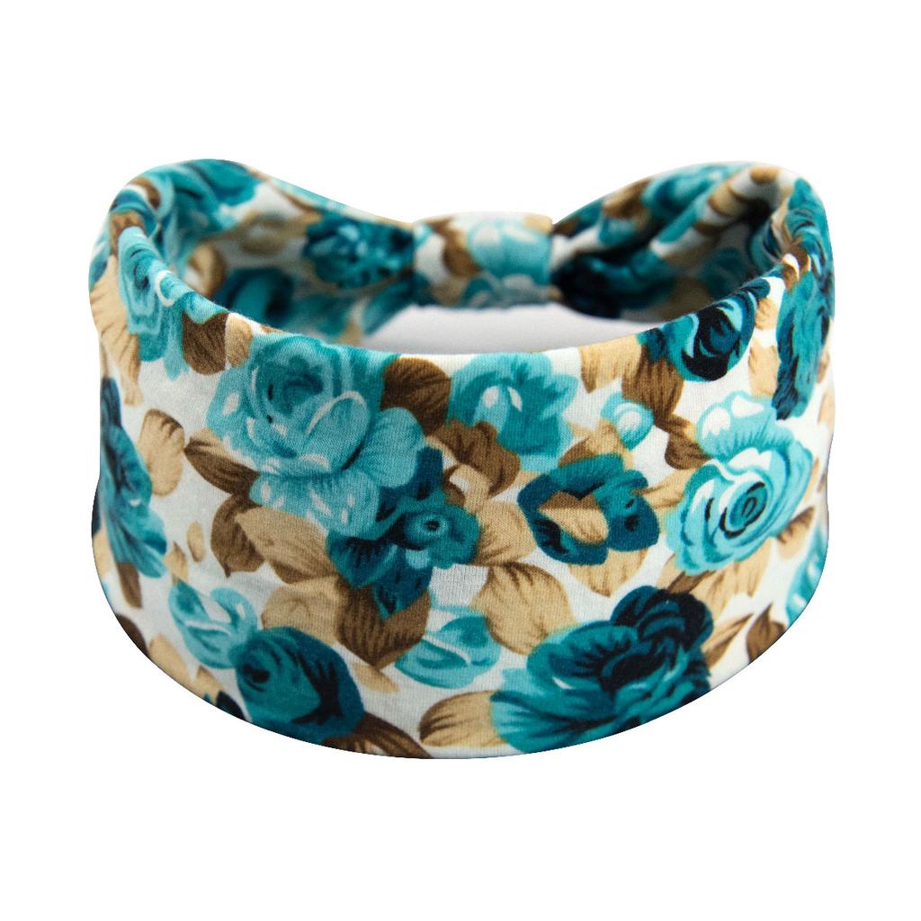 Bohemian Cashew Yoga Übung Stirnband Anti Schweiß und Feuchtigkeit Absorbieren Elastische Baumwolle Stirnband Knoten Stirnband