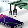 Usams Kabel Pleciony U55 2A Micro Usbzielony/Green 1M Sj450Usb02 (Us-Sj450)