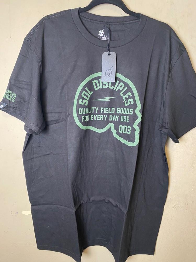SOL DISCIPLES  Nice Kicks Quality Field goods  Black Graphic T-SHIRT SZ 2XL-NWT Unisex T-Shirt XXXL